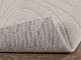 Area Rugs Square HUARTE Cream 120 x 120 cm Polyester 42022629