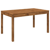 Garden Dinner Table Natural 141 x 80.5 x 75 cm 901251