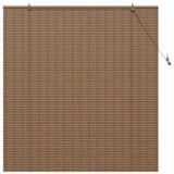 Roller Blind Brown 140 x 160 cm Bamboo 42006922
