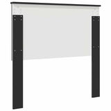 Headboard with Headboard Black Oak 100 cm Engineered wood 887792