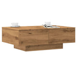 ZNTS Coffee Table Artisan Oak 90x60x31 cm Engineered Wood 856571