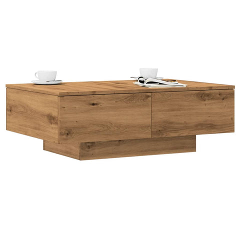 ZNTS Coffee Table Artisan Oak 90x60x31 cm Engineered Wood 856571