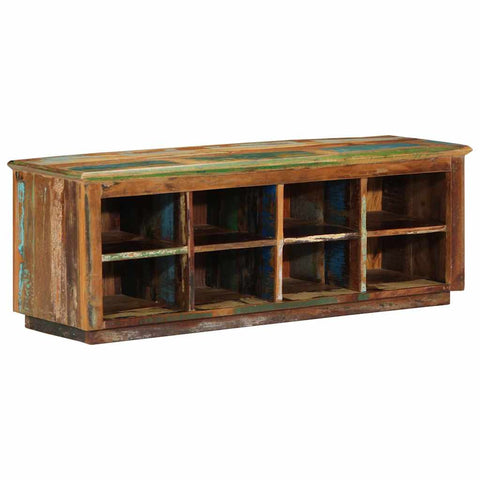 Shoe Cabinet Brown 110 x 35 x 40 cm Solid Reclaim wood 4019627