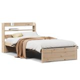 Bed Frame with Headboard without Mattress 75x190 cm 3306720