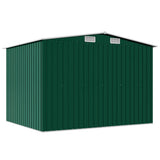 Garden Storage Shed Green Metal 257x205x178 cm 42910