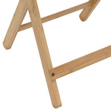 Kitchen Table Folding Manual Natural 40 x 30 x 53.5 cm Bamboo 42028296