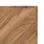 ZNTS Coffee Table 110x110x36 cm Solid Acacia Wood 247699