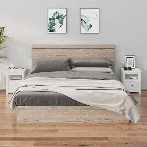 Bedside Cabinets 2 pcs White 40x35x49 cm Solid Wood Pine 813712