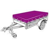 144994 Trailer Net HDPE 2,5x4 m Black