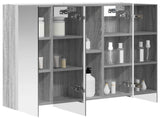 Bathroom Mirror Cabinet Grey Sonoma 73.5 x 15.5 x 70 cm 889260