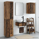 Bathroom Furniture Set 3 pcs Old Wood 33 x 34.5 x 160 cm 3406051