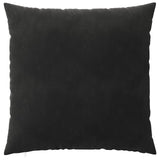 Cushion Cover 6 pcs HEERLEN Black 80 x 80 cm Velvet 913532