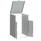 Wheelie Bin Storage for Single Bin Grey 72x81x115 cm Steel 4006172
