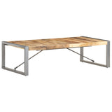 Coffee Table 140x70x40 cm Rough Mango Wood 321587
