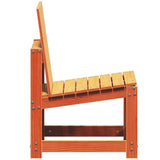 Garden Chair Wax Brown 50.5x55x77 cm Solid Wood Pine 844660