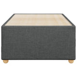 Bed Frame without Mattress Dark Grey Single Fabric 3284782