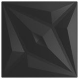 Wall Panels 48 pcs Black 50x50 cm XPS 12 m Star 356936