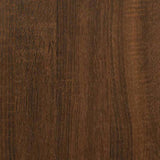 Bookcase 5-Tier Brown Oak 59x35x171 cm Engineered Wood 837626