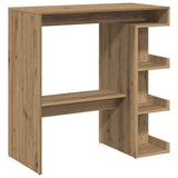 Bar Table with Storage Rack Artisan Oak 100x48x101.5 cm 856759