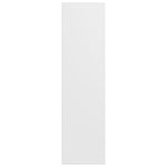 Book Cabinet/TV Cabinet White 36x30x143 cm Engineered Wood 800144