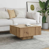 Coffee Table Artisan Oak 60x60x31.5 cm Engineered Wood 856551