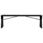 ZNTS Coffee Table Legs Y-Frame 140x30x43 cm Cast Iron 357926