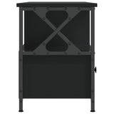 TV Cabinet Black 102x33x45 cm Engineered Wood&Iron 831788