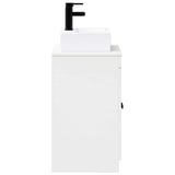 Bathroom Furniture Set White Engineered Wood 3404250