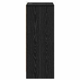 Shoe Cabinet Black Oak 60 x 35 x 92 cm Engineered Wood 862684