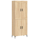 Highboard Sonoma Oak 69.5x34x180 cm Engineered Wood 3199556