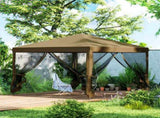 3 x 3 m Pop Up Gazebo, 420D Tent Canopy with Removable Mesh Sidewall Netting, Carry Bag for T3398P323835