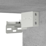 Bathroom Wall Cabinet Concrete Grey 100x25x40 cm Engineered Wood 860106