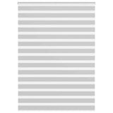 Zebra Blind Light Grey 160x200 cm Fabric Width 155.9 cm Polyester 4014481