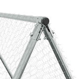 Chicken Cage Silver 100x100x190 cm Galvanised Steel 172549