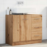 Sink Cabinet Artisian Oak 63x30x54 cm Engineered Wood 858324