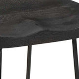Bar Stools 2 pcs Black 45x40x78 cm Solid Wood Mango 4013527