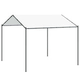 Gazebo 4 x 4 x 2.6 m White Steel and Polyester 180 gsm 362452