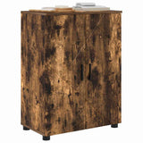 Bathroom Cabinet with Storage Smoked Oak 60 x 35 x 80 cm 883309