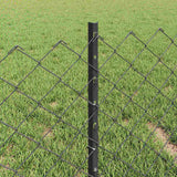 Fence and Post Grey 0.4 x 25 m Steel 3336277