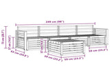 Sofa Sets Solid Acacia Wood 3391364