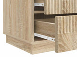 Bedside Cabinet Sonoma Oak 62 x 34.5 x 44.5 cm Engineered Wood 895237