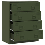 Sideboard Olive Green 67x39x83 cm Steel 841683