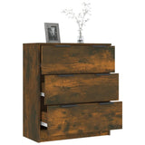 Sideboard Smoked Oak 60x30x70 cm Engineered Wood 816985