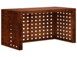 Air Conditioner Cover Rusty 100 x 50 x 70 cm Weathering Steel 8014135