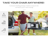 Zero Gravity Lounger Chair, Folding Reclining Patio Chair with Padded Seat, Cup Holder, Soft Cushion T3398P314103