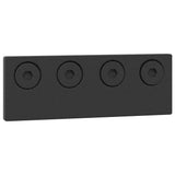 Sliding Door Hardware Kit 427 cm Steel Black 3295784