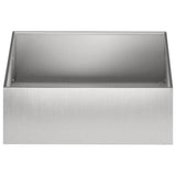 Garden Planter Silver 40 x 40 x 20 cm Stainless Steel 8004988