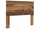 Bed Frame with Headboard Old Wood 90 x 200 cm Solid Pine Wood 3409415