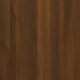 Shoe Cabinet Brown Oak 63x24x103 cm Engineered Wood 342557