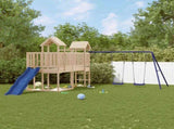 Outdoor Playset Natural wood Solid pine wood Large Seats Many 3155849
